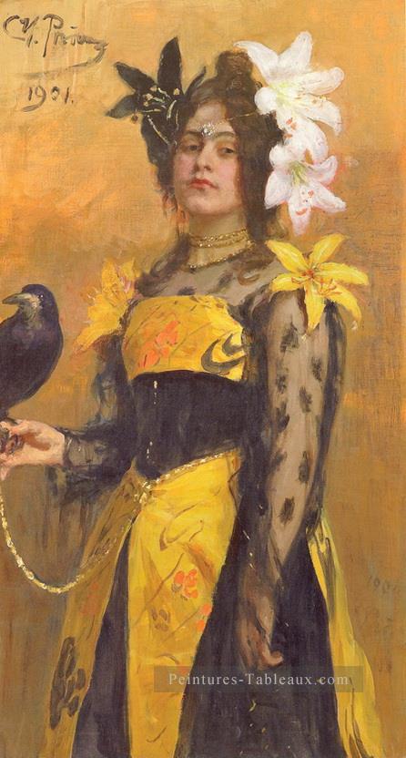 portrait de lydia kuznetsova 1921 Ilya Repin Peintures à l'huile